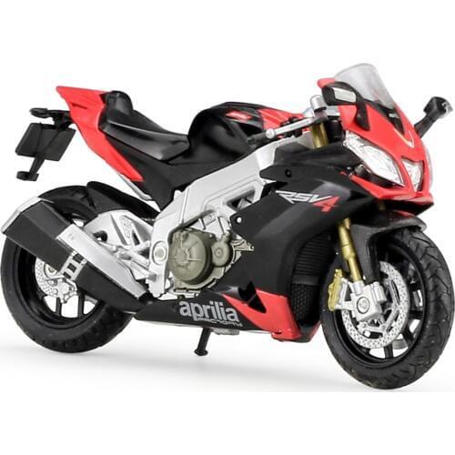 Welly 1:18 Motorcycle Models aprilia RSV4 Factory Alloy Model Motorcycle Model Motor Bike Miniature Race Toy For Gift Collection