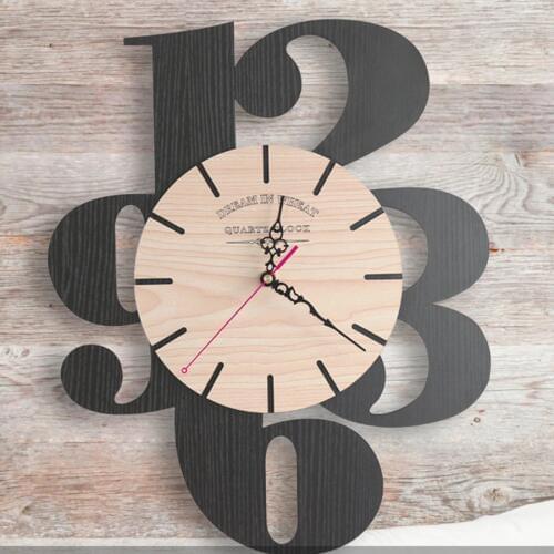 Wall Clock Modern Design Office Watch Wall Clocks Home Decorations Living Room Watch Loft Decor Zegary Clocks Wall Home Decor589