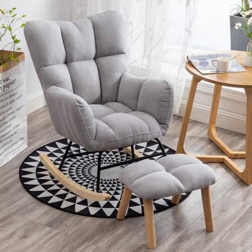 NEW Nordic Furniture Creative Design Balcony Leisure Rocking Chair Living Room Bedroom Home Lazy Sofa Chair Adult Lounge Chair