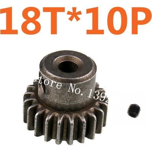 Wholesale 10Pcs/Lot Motor Gear 18T HSP Spare Parts Hexagonal Socket nut For TRAXXAS HPI Himoto 1/10 Model RC Car