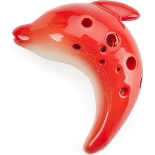 Orff instruments Ocarina 12 Holes Color Pattern Beginner Childrens Gift