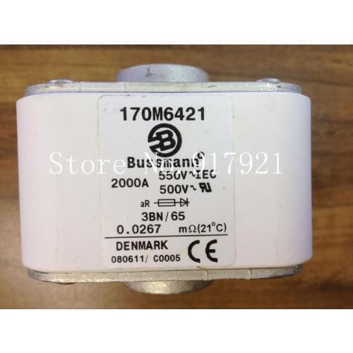 [ZOB] The original American Bussmann 170M6421 2000A 500V BUSS fuse fuse