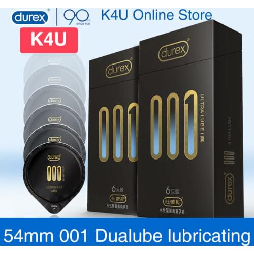 Durex 001 Polyurethane Condoms Men Penis Sleeve Cock Safe Contraction Real Thin 0.01mm