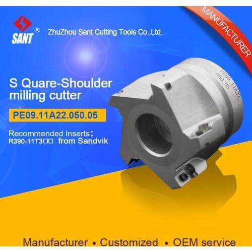 Durable indexable square shoulder milling tools holder with high life-time for CNC lathe machine or specials