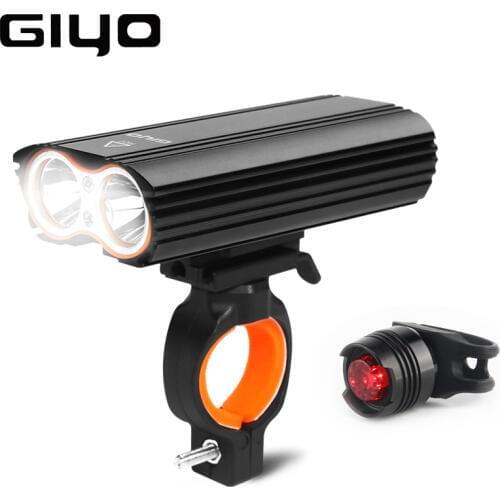 GIYO 2400LM Bike Light Bicycle Front Light LED USB Rechargeable Cycling Headlight MTB Bike Lamp Waterproof Lanterna For Bicycle