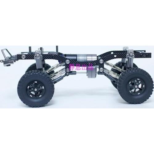 WPL C14 C24 1/16 RC Car spare parts Modified metal upgrade car frame carbon fiber girders