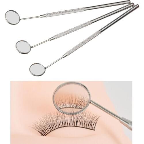Stainless Steel Mirror Instruments Mouth Oral Care Eyelash Extension Teeth Whitening Clean Tools Mouth Mirror