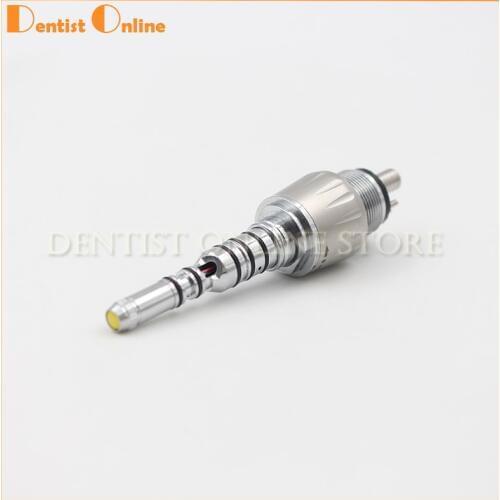 Dental 6 Hole Led Quick Coupler Connector For Kavo 8000B Fiber Optic Handpiece Free Shipping