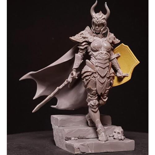 1/24 75mm Death Knight Avenger soldier 75mm ancient toy Resin Model Miniature Kit Unassembly Unpainted