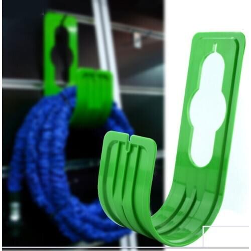 1pc Wall Mounted Garden Hose Pipe Reel Holder Hanger Storage Hook Watering Rack Home kitchen Storage