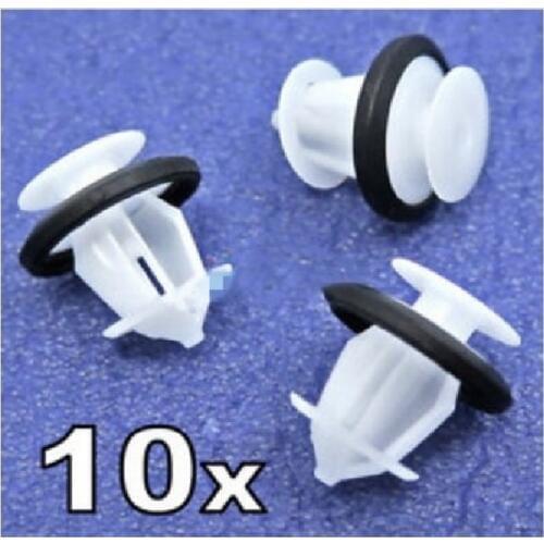 10x Plastic Trim Panel & Door Card Clips- For Toyota 67773-0E020- Aygo, Corolla etc