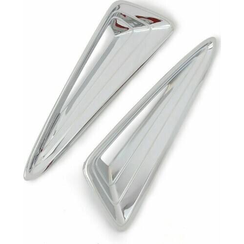 2PCS Chrome Front Fog Light Lamp Cover Trim For Toyota C-HR CHR 2016-2020