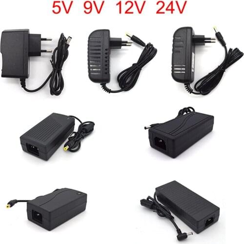 Power Supply Adapter DC 5V 9V 12V 24V Universal Charger 1A 2A 3A 5A 6A 8A Hoverboard Charger 220V To 24V AC Adaptor SMPS Adapter