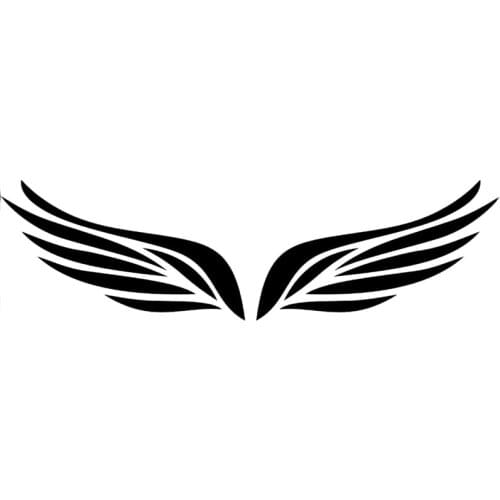 Car Stickers Decor Motorcycle Decals Bird FEATHER Angel Wings Decorative Accessories Creative Sunscreen Waterproof PVC,10cm*6cm