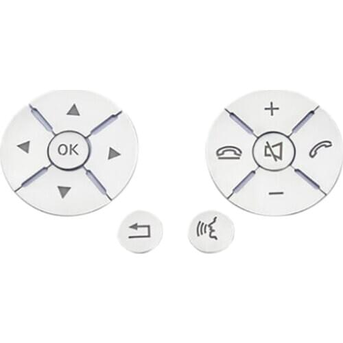 Car Interior Steering Wheel Button Switch Trim Cover Sticker for Mercedes Benz C E S Class W204 W212 W221 GLK X204 C200 C250