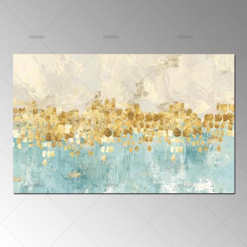 Large Hand Painting Oil Painting On Canvas The Bench Evening Gold Colour Modern Abstract Wall Picture For Living Room Home Decor