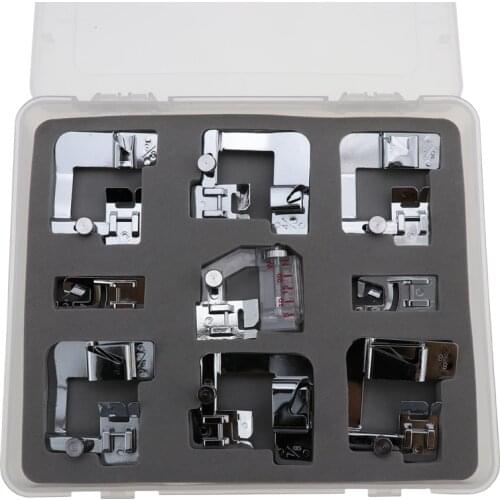Household Multifunctional Sewing Machine, Cloth Strip, Hemming Presser Foot, Curling Presser Foot Boutique Set