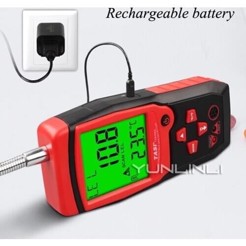 Combustible Gas Detector Natural Leak Alarm Detector Household Portable Leak Detector TA8406