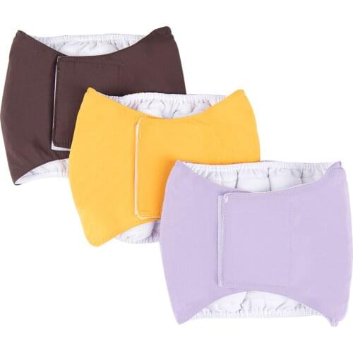 Pets Dogs Panties Shorts Washable Pet Dog Diapers Males Absorbent Adjustable Puppy Big Dog Physiological Pants for Dogs Reusable