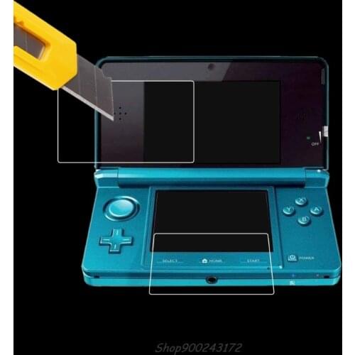 HD Clear Film Top+Bottom LCD Screen Protector For New Nintendo 3DSLL/XL Console Jy27 20 Dropship