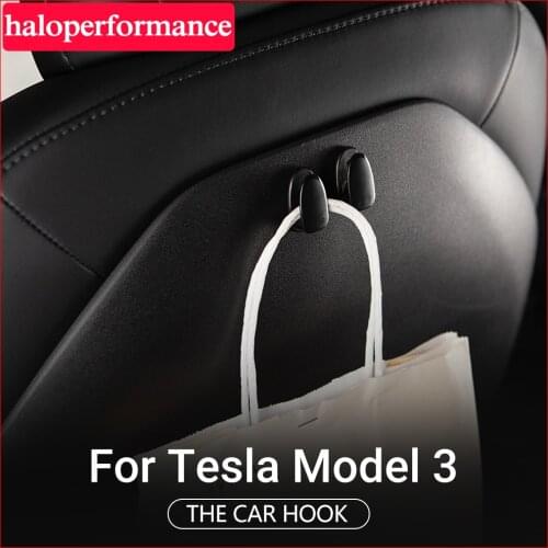 Model3 Tesla Car Seat Headrest Hook Fit for Tesla Model 3 2021 Hanger Accessories Holder Model 3 Tesla Model y model three 2020