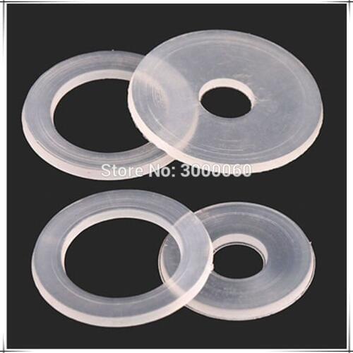 M14*22mm*1.2mm Soft Transparent Plastic Nylon Insulation Flat Washer 1000pcs/lot