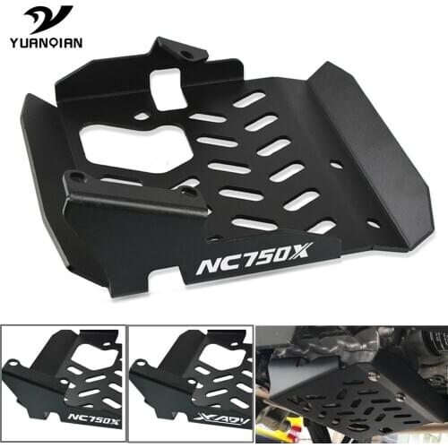 Motorcycle Black Skid Plate Engine Protector Bash Guard Set For HONDA XADV X-ADV NC750X 2017-2020 2019 20118 NC 750 X NC750 X