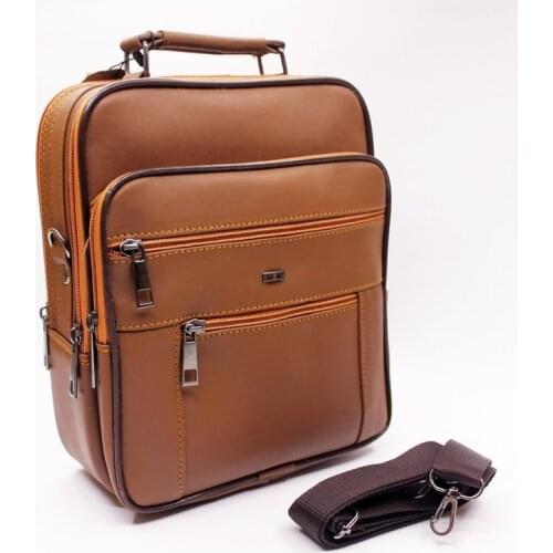 Men Shoulder Strap Hand Bag Genuine Leather Steel Cased 2021 fashion brand designer handbags shoulder bag luxury quality tablet bag