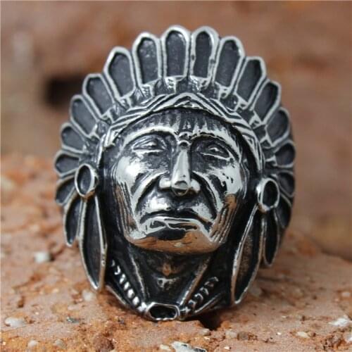 Band Party 316L Stainless Steel The Ancients Mens Ring Cool Mens Ring
