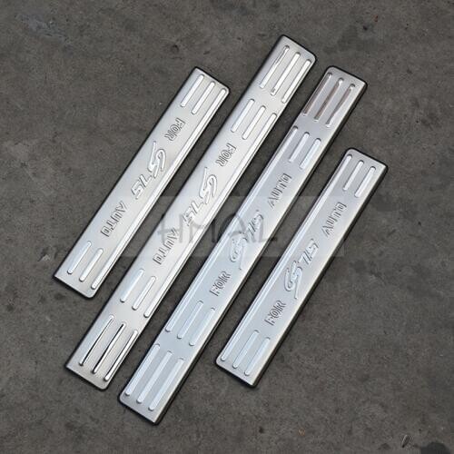 Stainless steel door sill strip for 2014 15 16 17 CS75 exterior Threshold trim car styling welcome pedal Scuff plate cover film