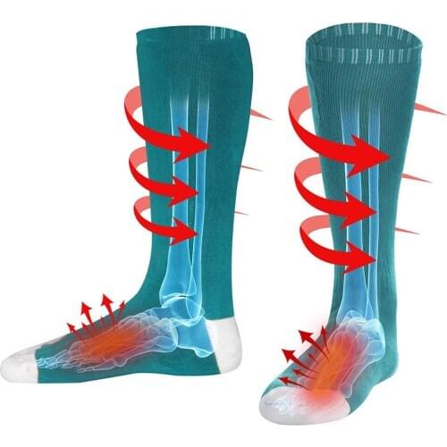 Heated Socks Men Women Rechargeable Electric Battery Operated Heat Socks Kit,Sports Winter Warm Thermal Socks Outdoor Climbing
