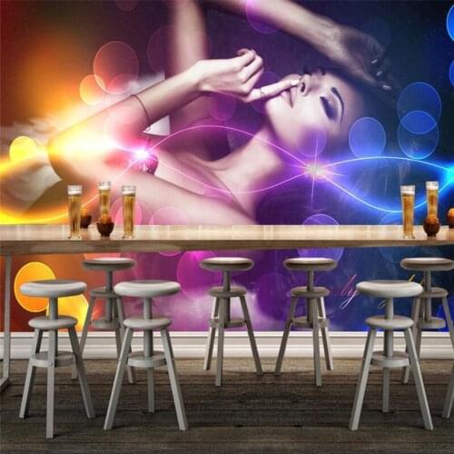 Beibehang Wallpaper murals custom 3D European modern ultra beautiful sexy beauty photo wall mural decoration a