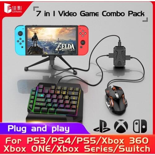 Keyboard & Mouse Converter Adapter for N-Switch/Xbox One/PS4/PS3