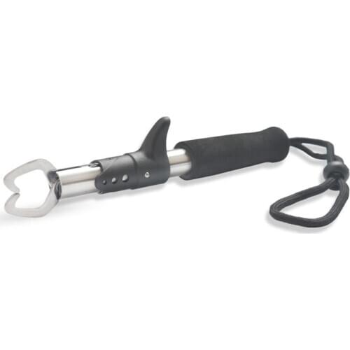 Portable Fishing Gripper Stainless Steel Fish Lip Grip Handle Grab Carp Fishing Lip Grip Alicate De Pesca Fishing Tackle Tools
