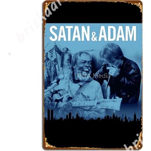 Satan &Amp; Adam The Official Netflix Documentary Metal Signs Club Home pub Garage Custom Wall Decor Tin sign Posters