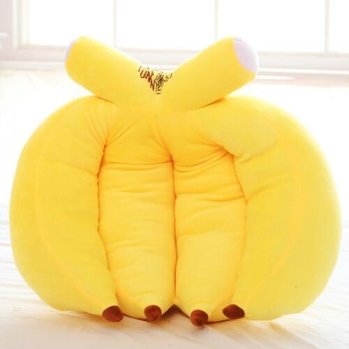 Lovely banana pillow soft plush toys, cushion for leaning on of household decorations the gift to friends or family