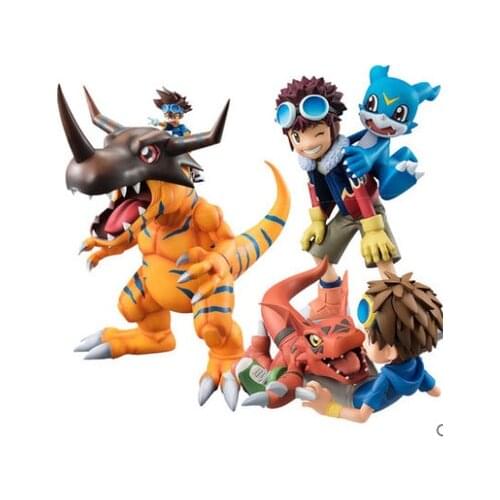 Taichi Yagami Angemon Digital Animals Ishida Yamato Animi Car Decoration Ornaments Toys Model Statue