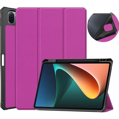Smart Cover For Xiaomi Mi Pad 5/5Pro/5Pro 5G Auto Sleep Wake Up Leather Flip Case Folding Stand Protective Fundas
