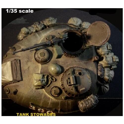 Unassambled 1/35 Stowage set (NO TANK ) Resin figure miniature model kits Unpainted