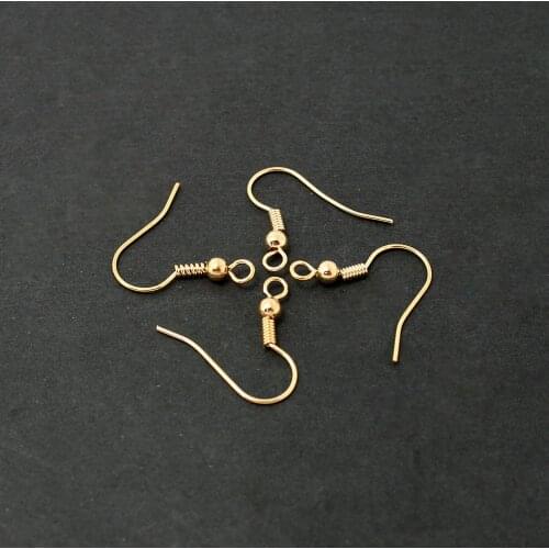 New Designed 18*20MM Earring Hooks Clasp 100pcs/lot Gold Earring Clasps For DIY Handmade Jewelry Bracelet Connect Loose Beads