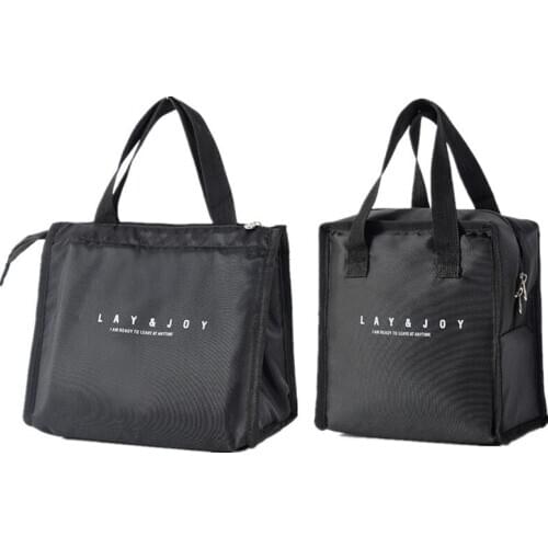 Womens Thermal Lunch Bag Portable Food bags Tote Insulated Cooler Ice Pack For Picnic Kids Lunch Box Storage Container