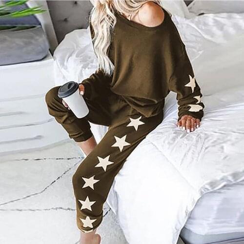 2020 Autumn Two Piece Set Women Long Sleeve Tops and Casual Pants Set Sweatshirts Sport Suit Women Two Piece Outfits Homewear