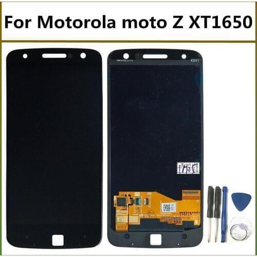 LCD Screen For Motorola moto Z XT1650-01 03 05 XT1650 LCD Display Touch Screen Digitizer Assembly For Moto Z XT1650-01 LCDs