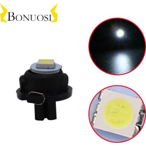 10PCS T6.5 Lamps 12mm Max diameter 1SMD 5050 1 LED Car Board Instrument Panel Bulb Auto Dashboard Warming Indicator Wedge Light