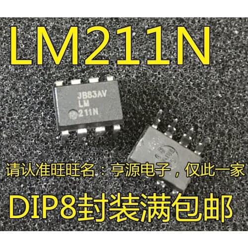 100% Original New In stock 5pcs/lot LM211P LM211N LM211 DIP8