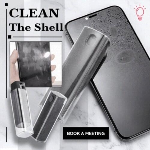 3 in 1 Fingerprint-proof Screen Cleaner Spray Computer Mobile Phone Screen TV monitor Dust Removal Tool Cleaning Artifact