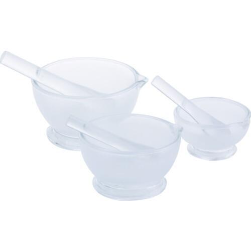 60-180mm I.D Apothecary Solid Glass Pestle and Mortars Bowl Set Grinding Mill Lab Supplies Medicine Grinding Tool