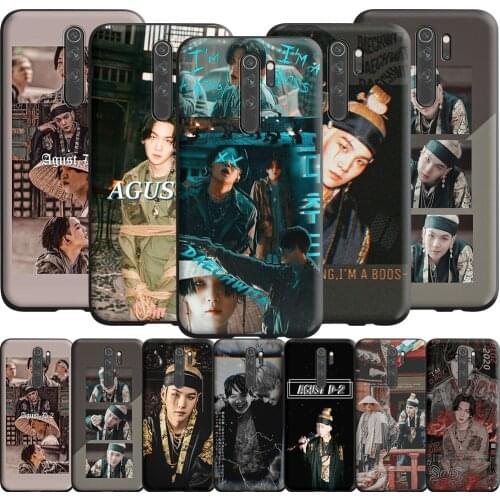 Agust D Suga King Case for Xiaomi Redmi Note 9 9S 5 6 7 7A 8 8A 8T 9A 9C K20 Pro 9T 10 Max K40