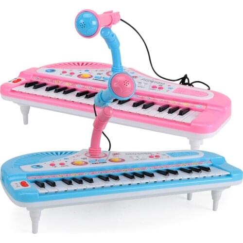 37 Keys Kids Musical Piano Electronic Piano Keyboard Toy Musical Instrument Toy with Microphone for Boys Girls Over 3 Years Old
