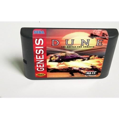 Dune The Battle For Arrakis - 16 Bit MD Game Card for Sega Megadrive Genesis Video Game Console Cartridge